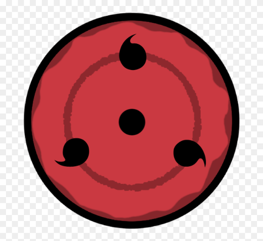 Hd Tomoe Sharingan With Triple - Transparent Transparent Background Sharingan Png Clipart