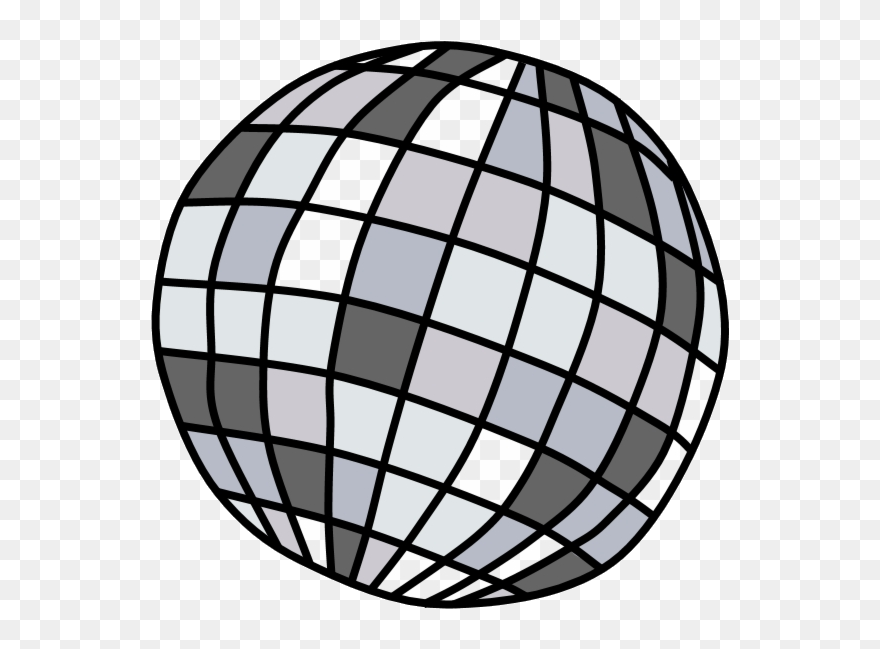 Disco Clipart Silver - Disco Ball Clipart Png Transparent Png
