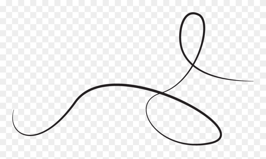 Squiggly Line Drawn By Illustrator - Squiggly Line Png Clipart
