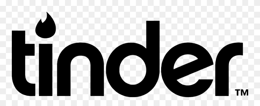 Home - Tinder Black And White Logo Clipart