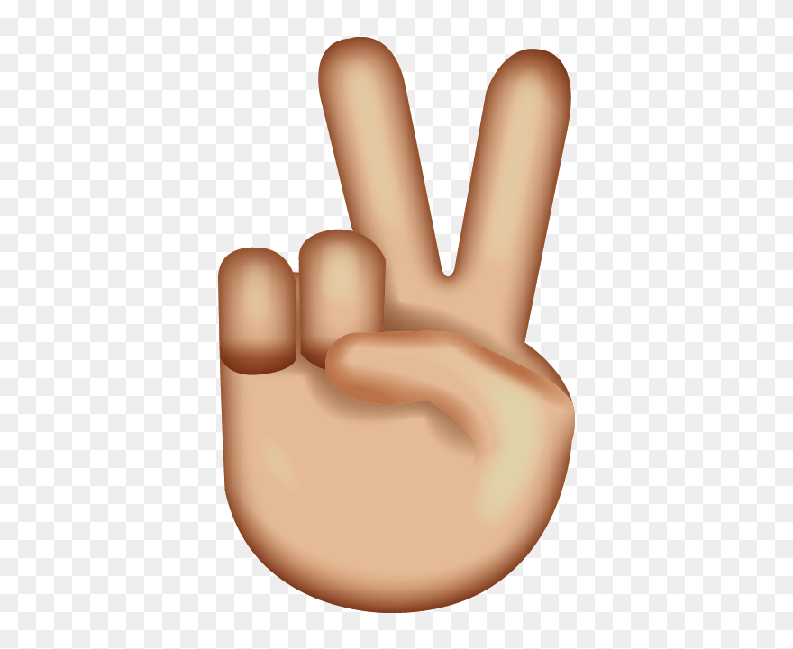 Download Peace Sign Emoji Transparent & Png Clipart Free Download