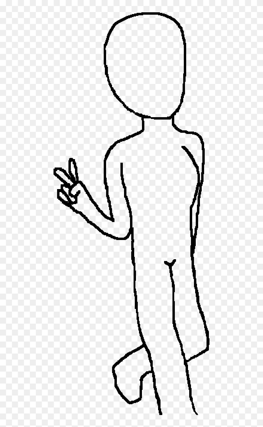 Peace Sign Drawing Base Hand Clipart