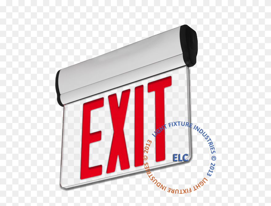 Transparent To Exit Clipart - Exit Signs - Png Download