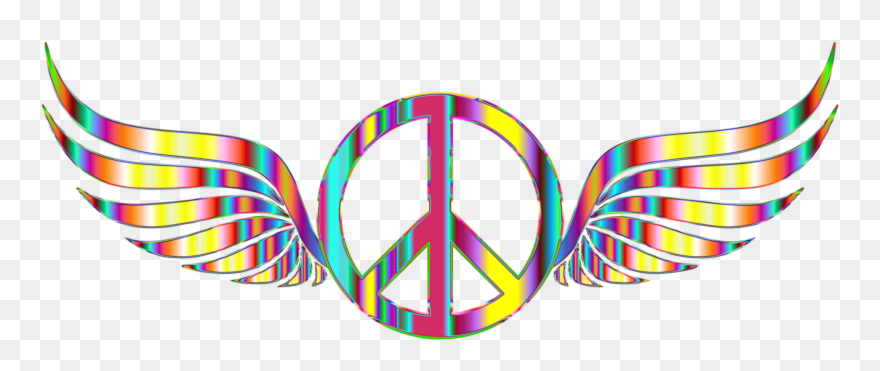 Symmetry,area,text - Symbol Peace Clipart