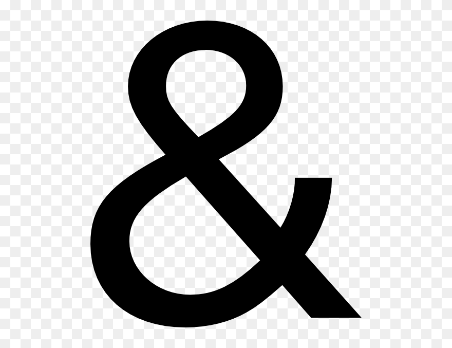 Hd U0026sign Clip Art At Clker Pluspng - Transparent Ampersand