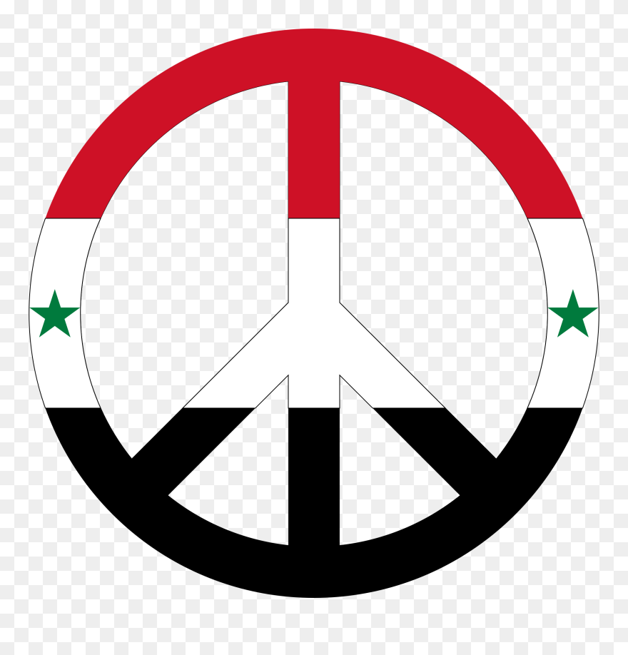 Syria Peace Sign Clip Arts - Syria Peace - Png Download