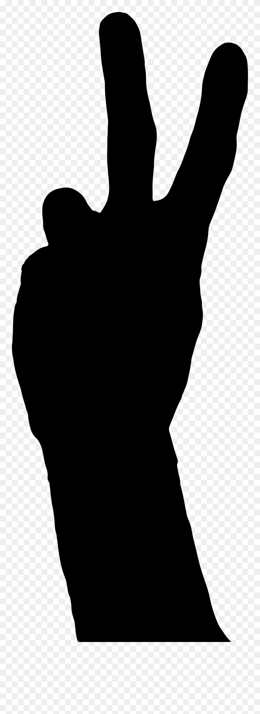 Peace Clipart Hand Signal - Peace Symbols - Png Download