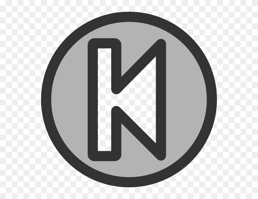 Left Stop Arrrow Svg Clip Arts - Rewind Clipart Png Transparent Png