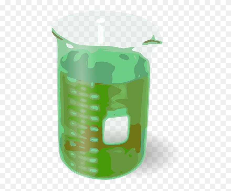 Beaker Laboratory Glassware - Red Beaker Clipart