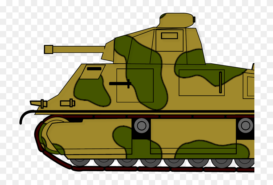 Army Tank Clip Art - Png Download