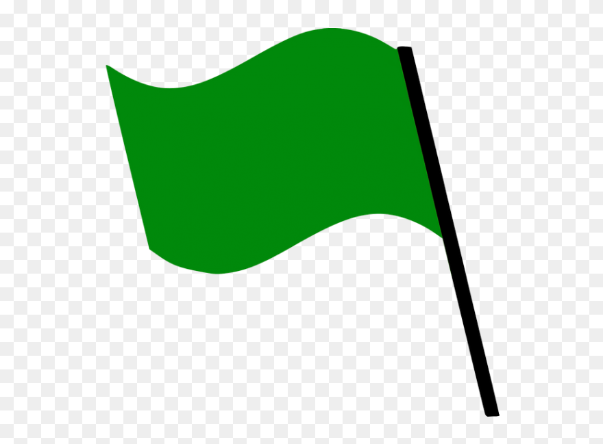 Banderas De Color Verde Clipart