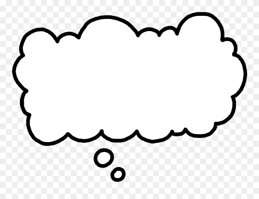 Clouds Clipart Thought Bubble - Transparent Speech Bubble Gif - Png Download