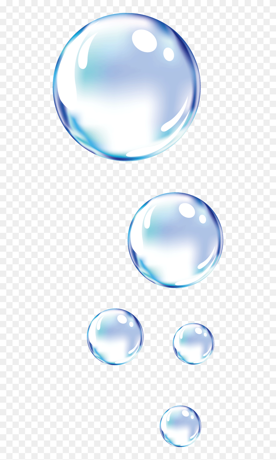 Transparent Soap Bubbles Clipart - Circle - Png Download