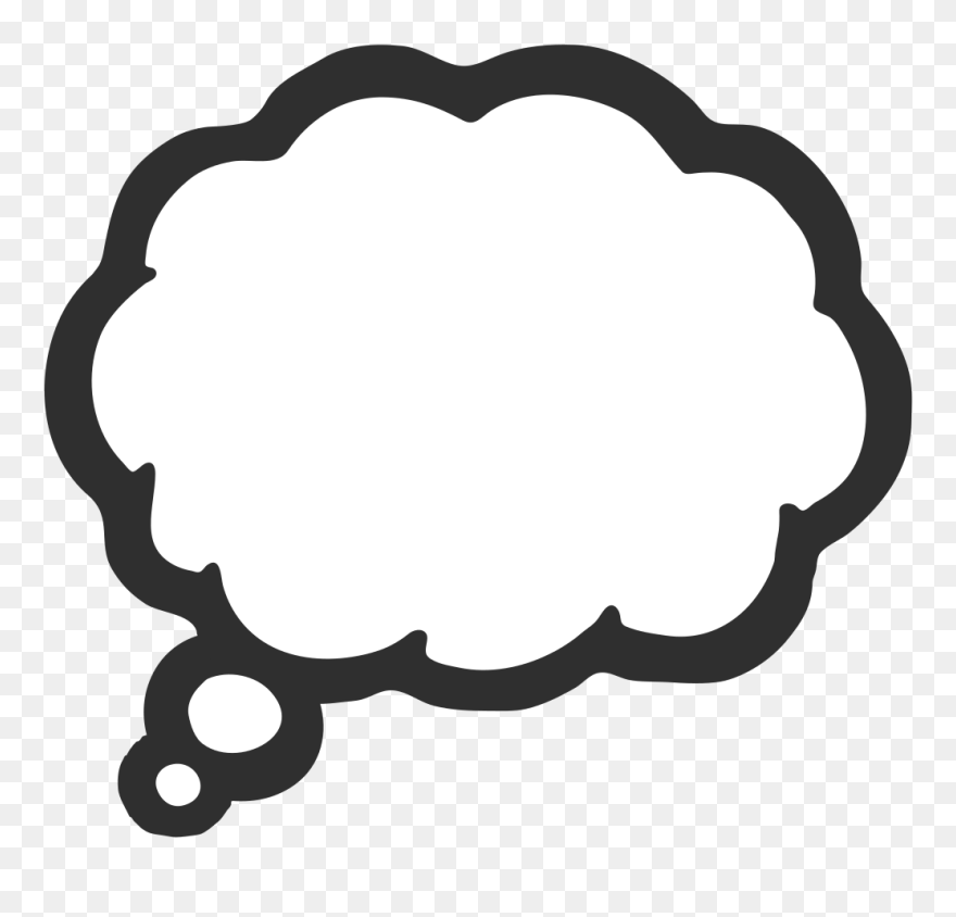 Bubble Emoji Thought Balloon Symbol - Thought Balloon Clipart