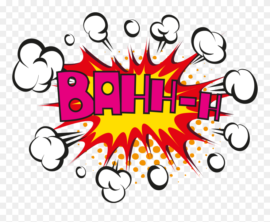 Transparent Figurative Language Clipart - Comic Book Explosion Free - Png Download