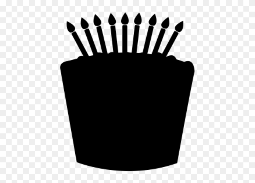 Free Birthday Clipart Silhouette - Png Download