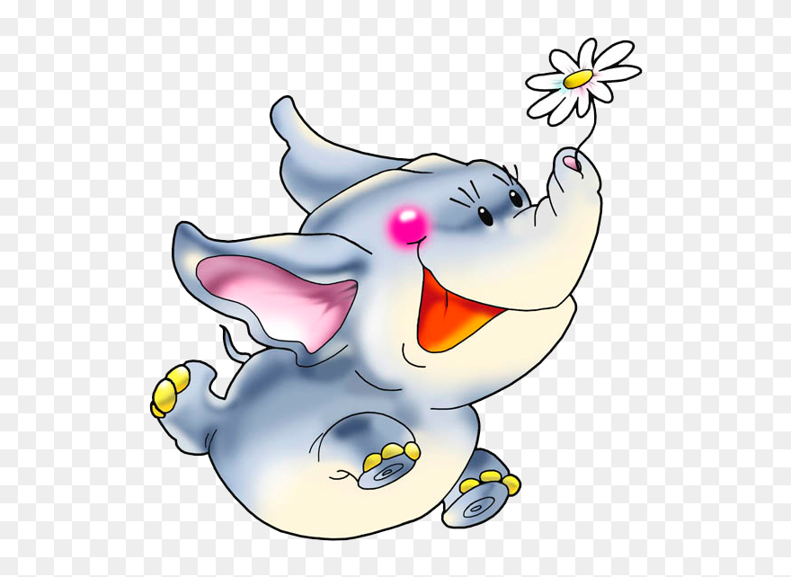 Clipart Elephant Happy Birthday - Веселое Поздравление С Днем Рождения - Png Download