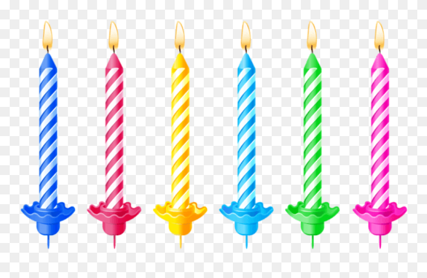 Birthday Present Clipart - Transparent Background Birthday Candle Clipart - Png Download