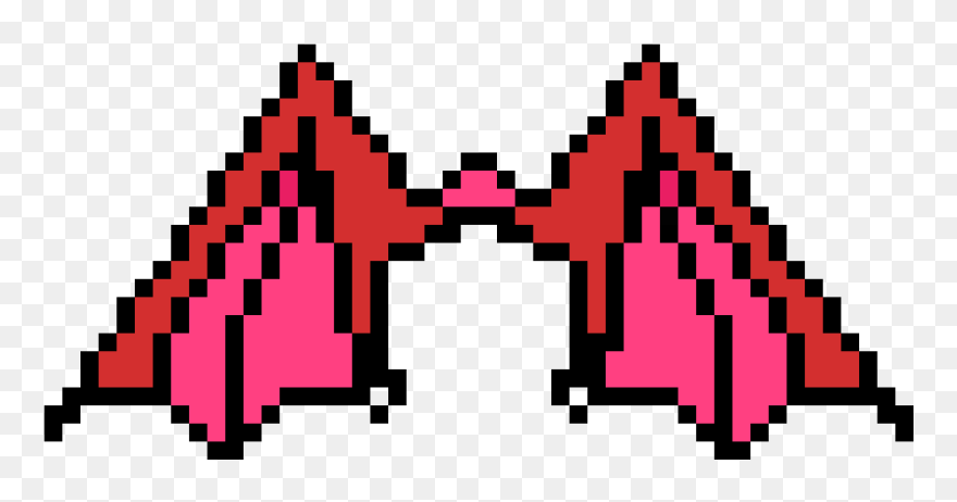 Devil Wings Pixel Art Clipart