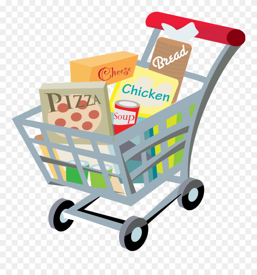 Grocery Shopping Clip Art - Png Download