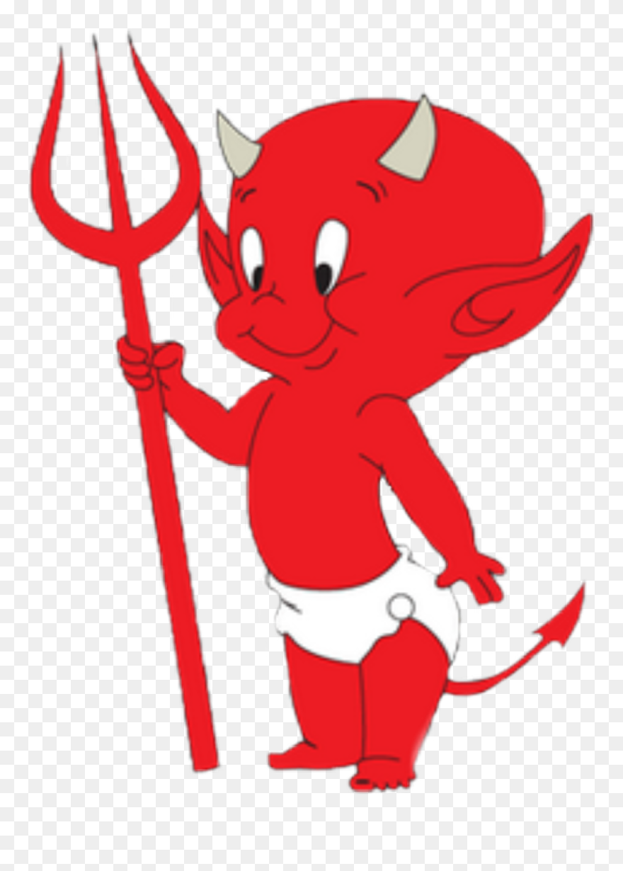 Download Transparent Satan Clipart - Cartoon Little Devil - Png