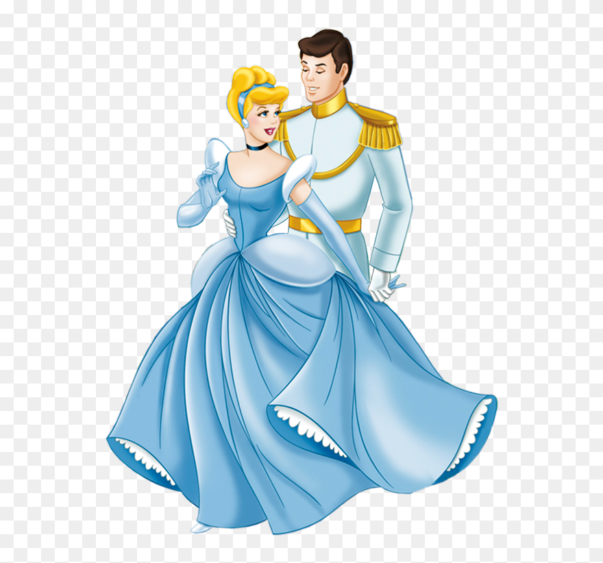Transparent Cinderella And Prince Charming Clipart - Cinderella And Prince Charming Cartoon - Png Download