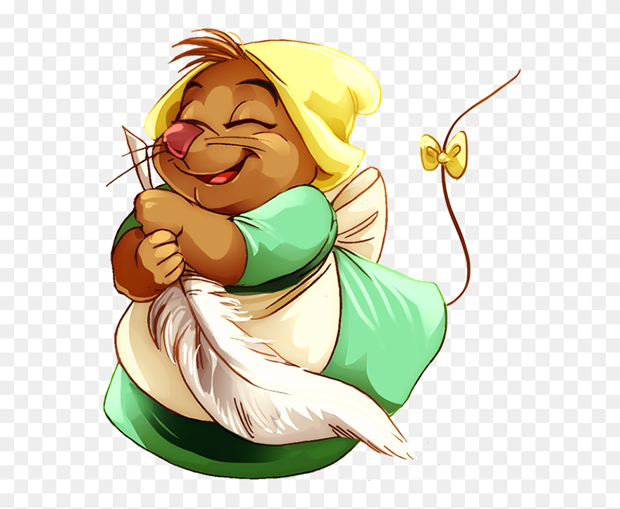 Cinderella Clipart Three Mouse - Cinderella Mouse Girl - Png Download