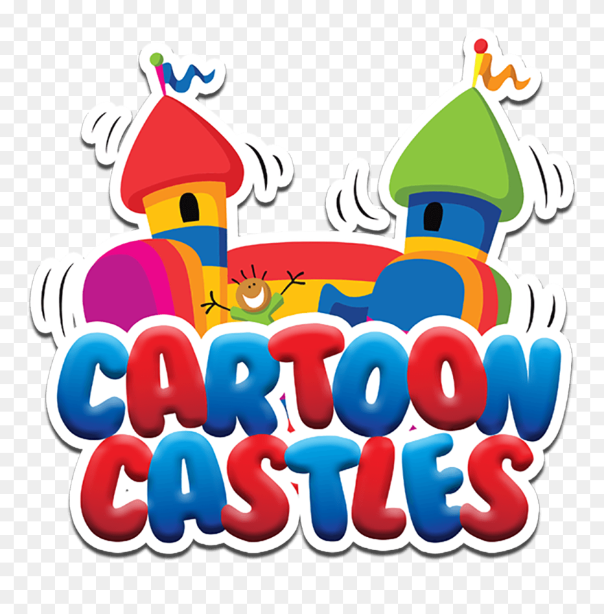 Cartoon Castles - Bouncy Castle Clipart