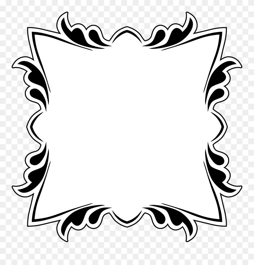 Decorative Frame 6 Clip Arts - Decorative Frame - Png Download