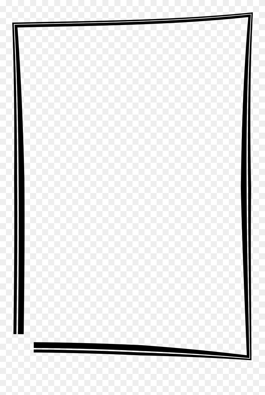 Clipart Frames Rectangle - Paper - Png Download