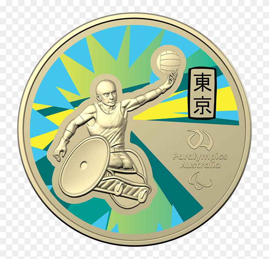 Paralympic Coin 2020 Clipart