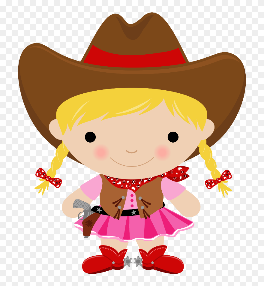 E Cowgirl Minus Alreadyclipart - Cowboy And Cowgirl Clipart - Png Download