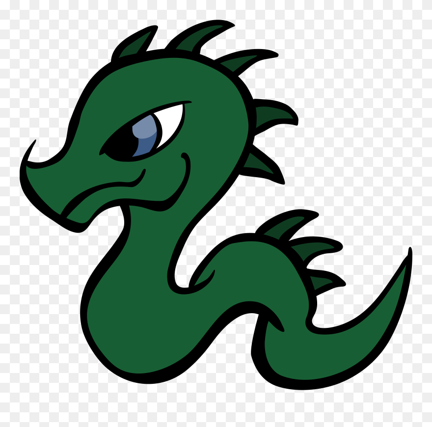 Baby Dragon Vector Clipart Image - Dragon Clip Art - Png Download
