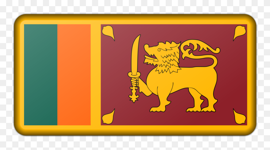 Brand,sign,yellow - Sri Lanka Flag Colours Clipart