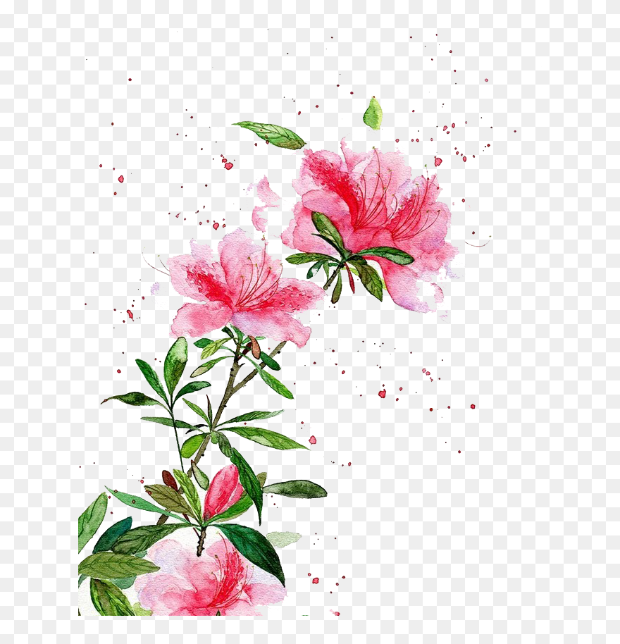 Transparent Chinese Flower Png - Chinese Flower Graphic Transparent Clipart