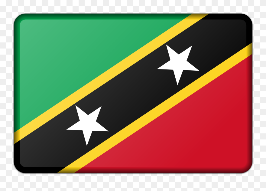 St Kitts And Nevis Flag Clip Arts - Saint Kitts And Nevis - Png Download