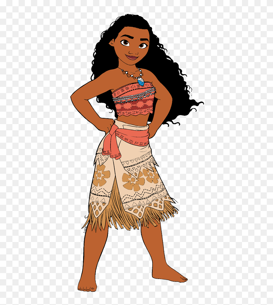 Disney Princess Moana 2d Clipart
