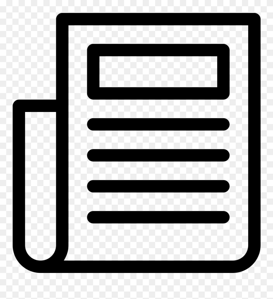 News Icon - Headline Icon Clipart