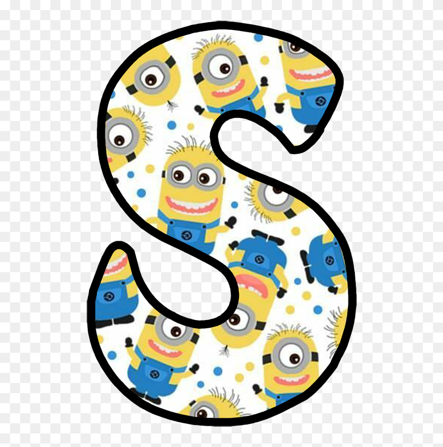 Minion Letters Font D Clipart