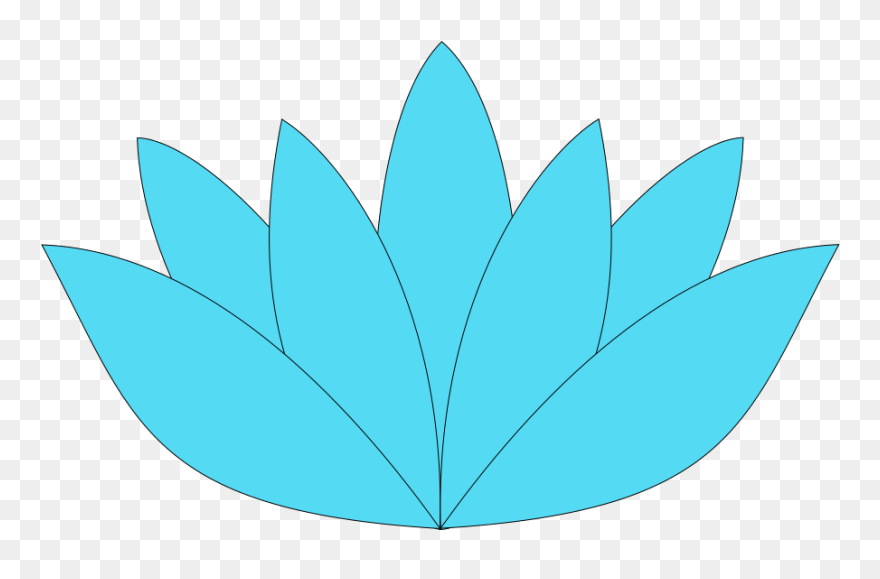 Navy Blue Lotus Svg Clip Arts - Pink Lotus Flower Clipart - Png Download