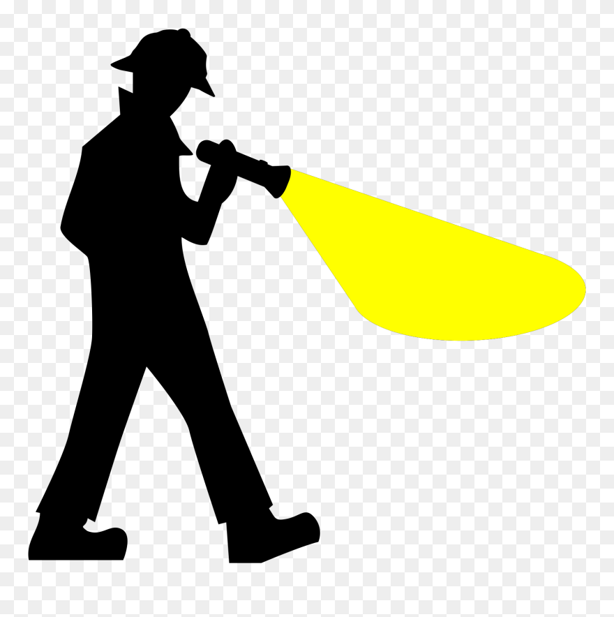 Silhouette Detective Clipart - Png Download