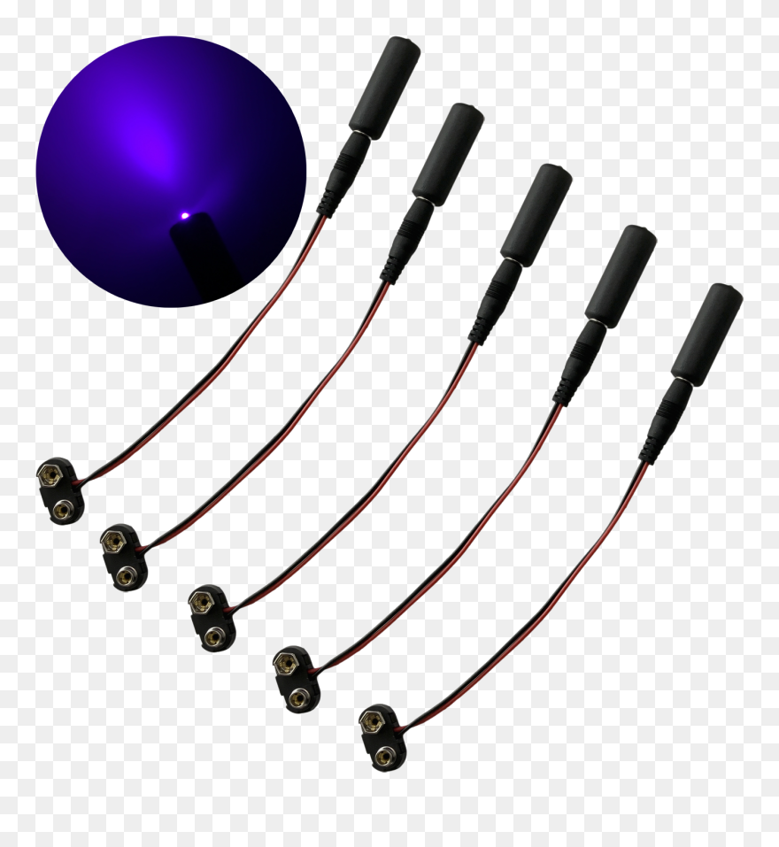 Clip On Black Light - Black Light Led - Png Download