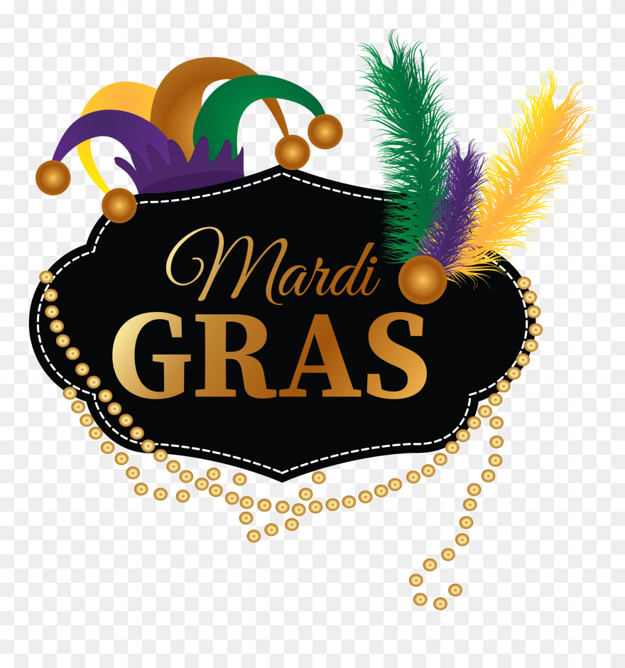 Transparent Mardi Gras Beads Clipart - Illustration - Png Download