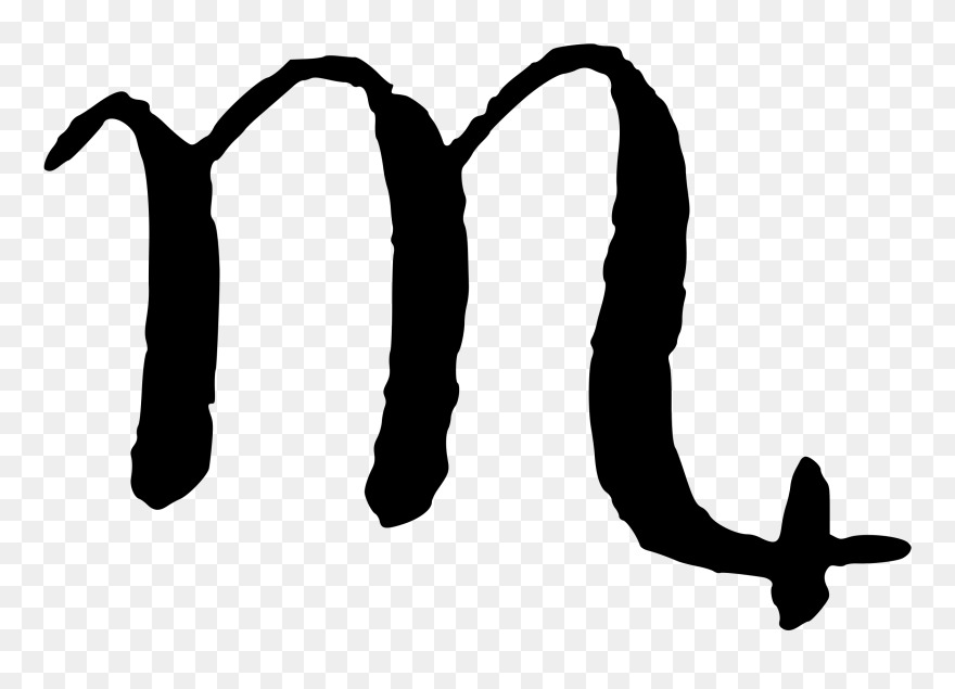 Scorpio Stars Cliparts - Scorpio Zodiac Sign Symbols - Png Download