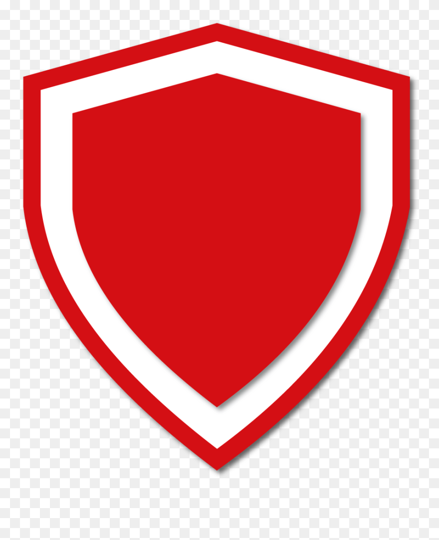 Schutzschild Rot - Botafogo De Futebol E Regatas Clipart