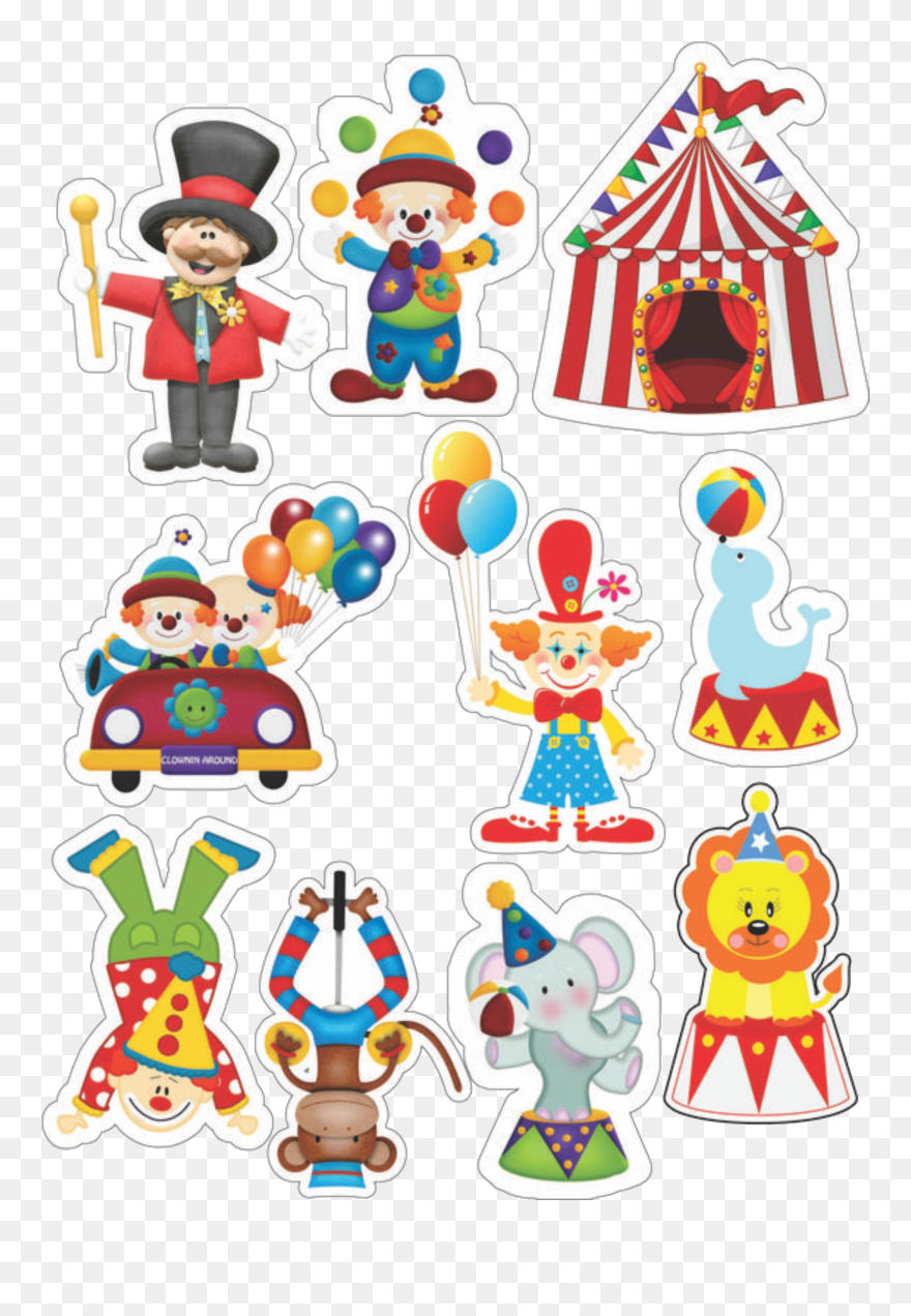 Topo De Bolo Palhaço Para Imprimir Clipart