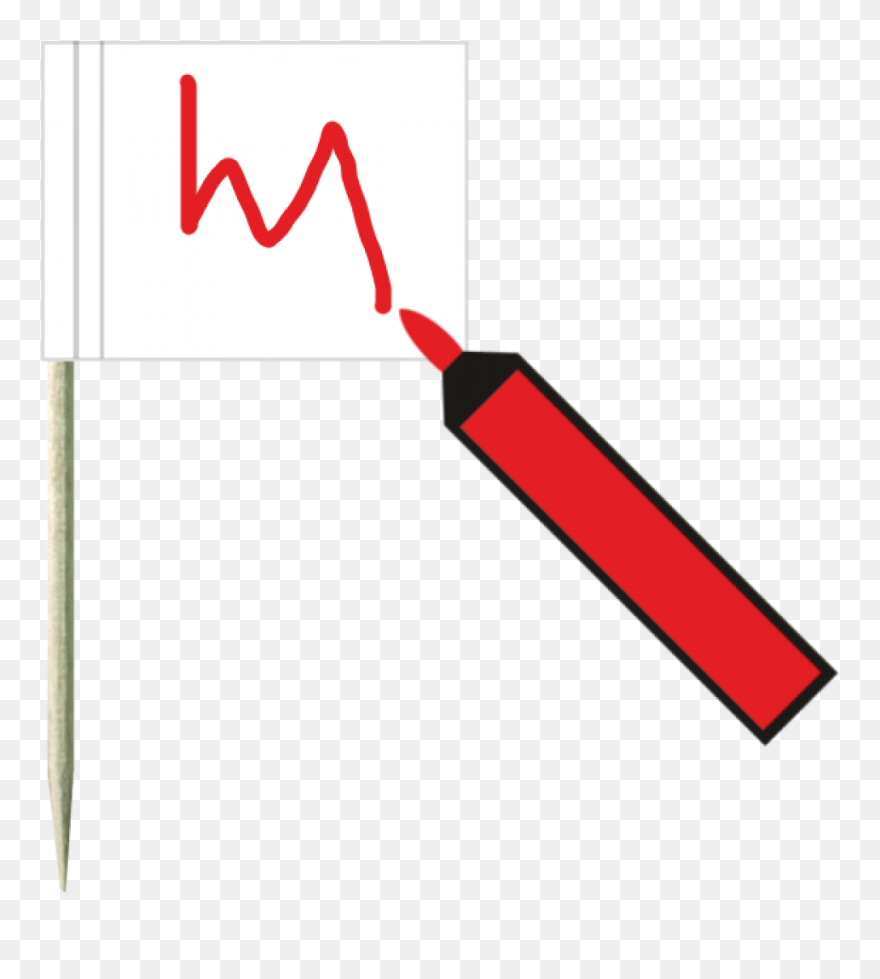 Flaggenpicker / Minifahnen "weiß" Clipart