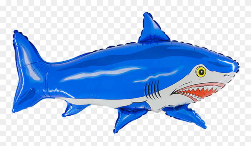 Folienballon Hai 90 Cm - Palloncino Squalo Clipart