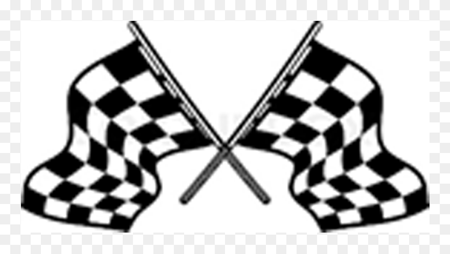 Tattoo Bandera De Carreras Clipart