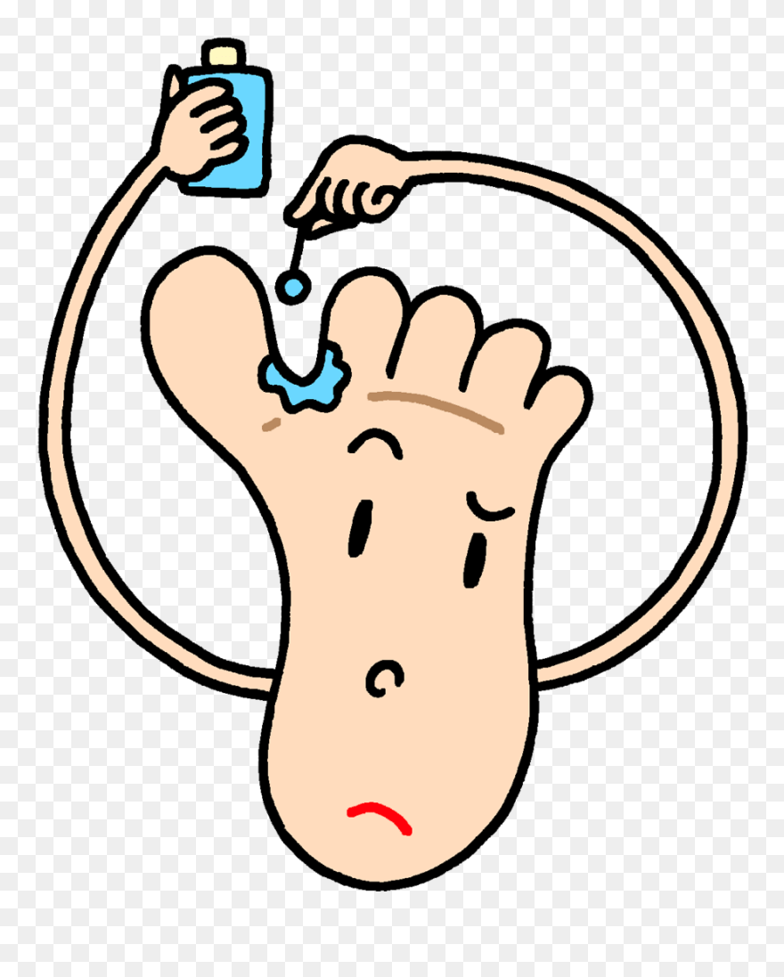 Athlete's Foot Drawing Clipart